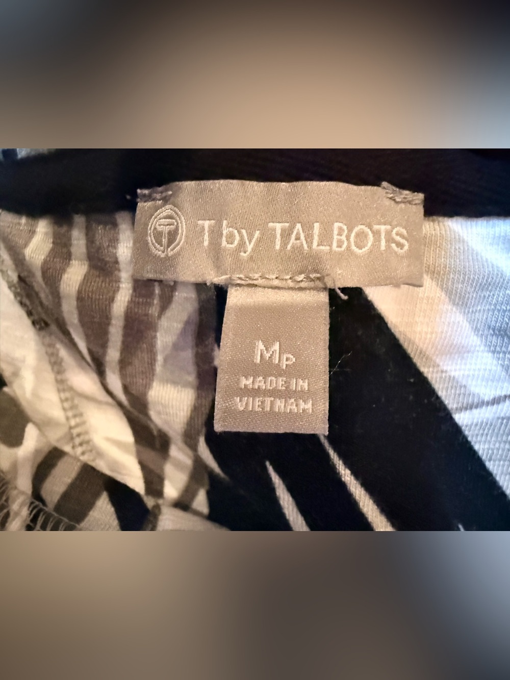T by Talbots Tropical Palm Print Maxi Dress – Medium Petite –Sleeveless Stretch - Picture 2 of 10